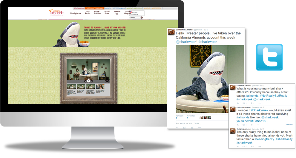 Almond Board of California Shark Week Social